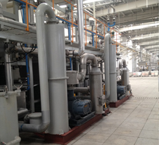 魯氏染整脫水項目中使用的羅茨鼓風機